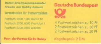 NSR MH 0022 II ** - 1990 - reklame "Post - Schreib mal wieder"